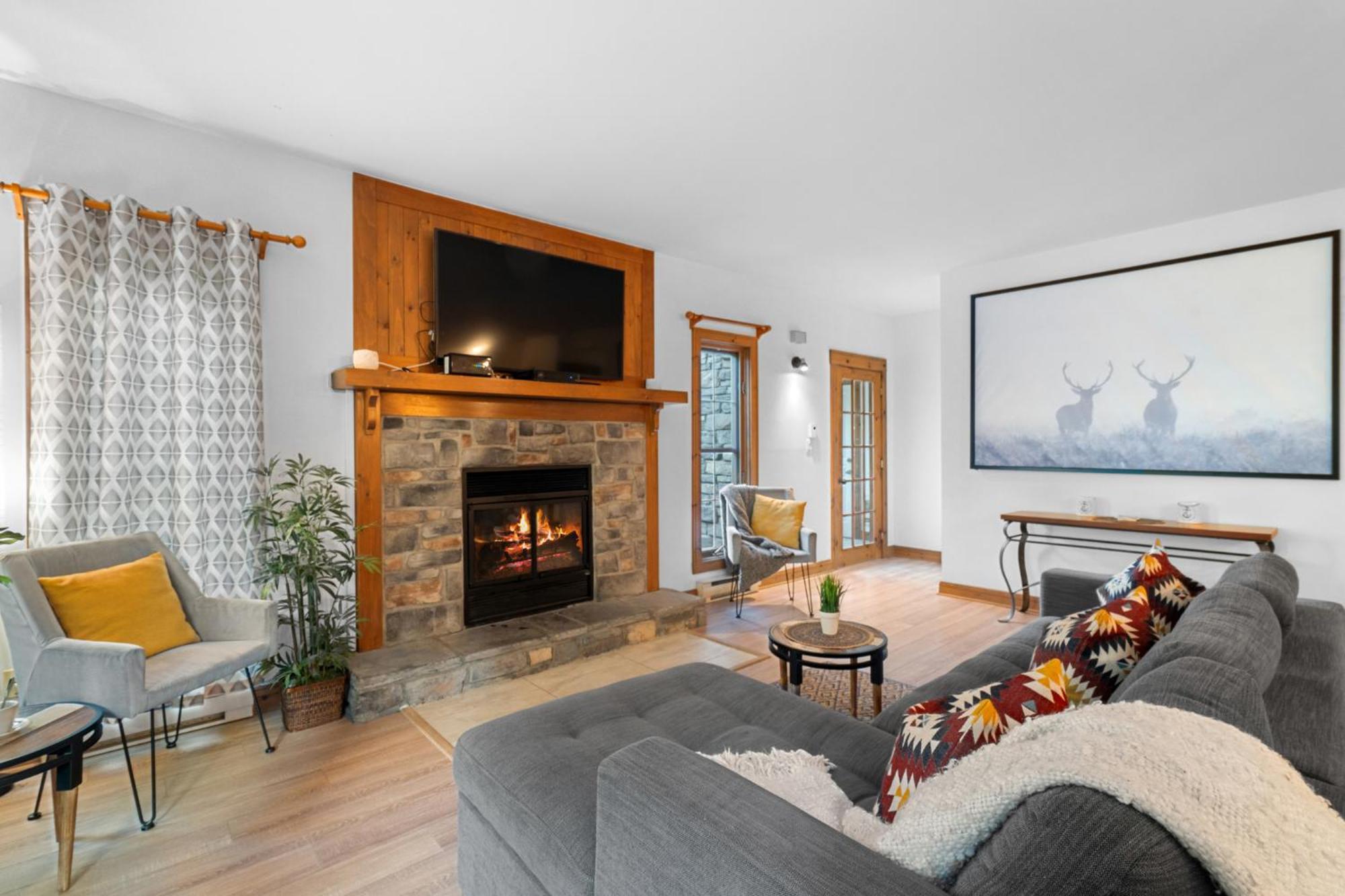 Les Falaises Tremblant - Ski Inout Condo W2Bdrs Mont-Tremblant Ngoại thất bức ảnh